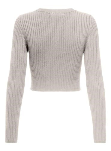 ONLY ONLKAROL LS CROP O-NECK KNT Kazak Kadın