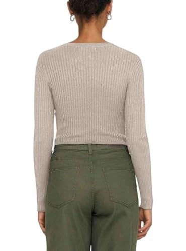 ONLY ONLKAROL LS CROP O-NECK KNT Kazak Kadın