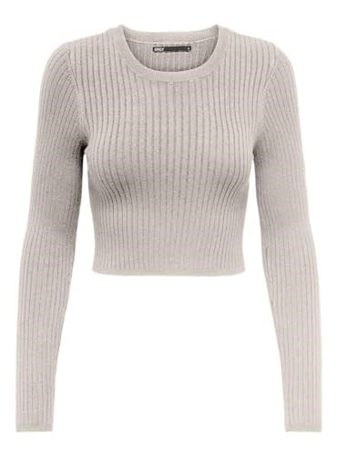ONLY ONLKAROL LS CROP O-NECK KNT Kazak Kadın