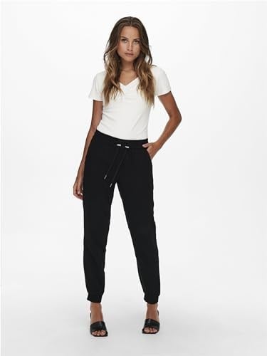 ONLY ONLKELDA-EMERY MW PULL-UP PANTS PNT NOOS Kumaş Pantolon Kadın