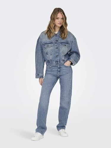 ONLY ONLLEIGH LS OVS TIN DNM JACKET PIM Jacket Kadın
