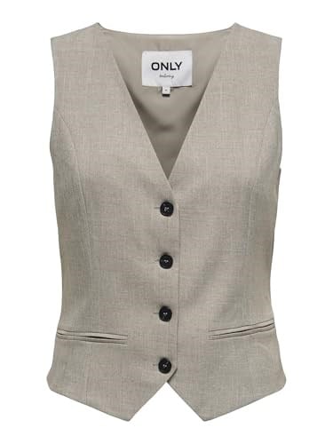 ONLY Onllinda S/L Mel Fitted Vest Cc Tlr Yelek Kadınlar