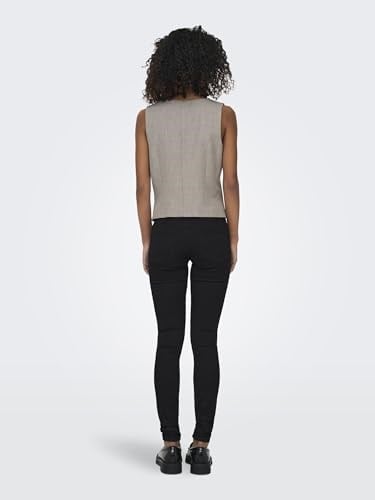 ONLY Onllinda S/L Mel Fitted Vest Cc Tlr Yelek Kadınlar
