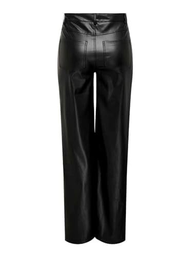 ONLY ONLMADISON-MAX HW WIDE FAUX LEATHER PNT Pantolon Kadın