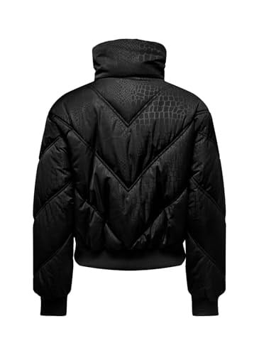 Only Onlmia Short Aop Puffer Kadın Günlük Mont 15293753-BLACK Siyah