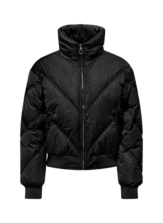 Only Onlmia Short Aop Puffer Kadın Günlük Mont 15293753-BLACK Siyah