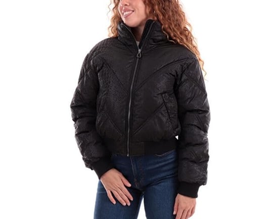 Only Onlmia Short Aop Puffer Kadın Günlük Mont 15293753-BLACK Siyah