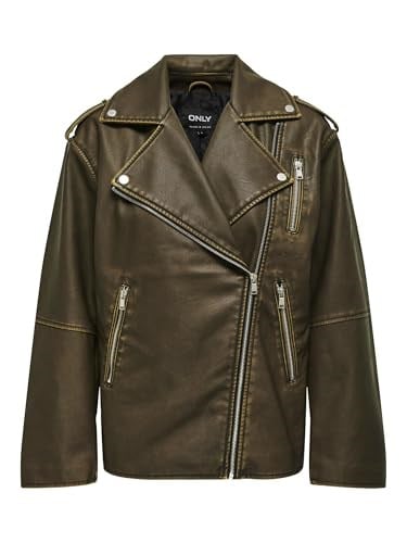ONLY ONLMONTANA FAUX LEATHER BIKER CC OTW Biker Ceket Kadın