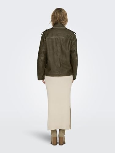 ONLY ONLMONTANA FAUX LEATHER BIKER CC OTW Biker Ceket Kadın