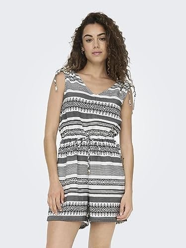 ONLY ONLNORA S/L RUCHING PLAYSUIT PTM