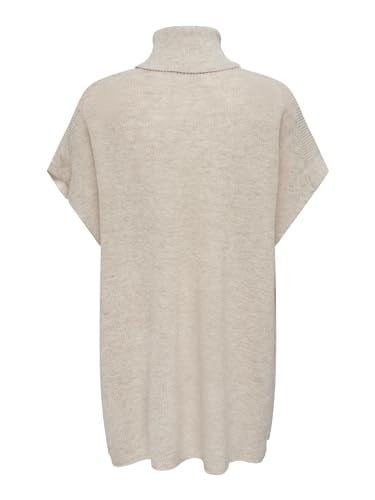 ONLY Onlparis Life Loose Highn Wool Yelek Düğmesi Süveter Yelek Kadın