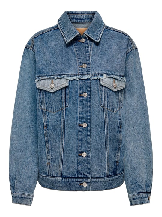 ONLY ONLPENNY LS OVS TIN PATCH DNM JACKET GUA Mont Ceket Kadın