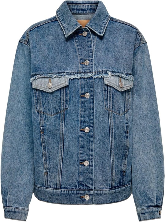 ONLY ONLPENNY LS OVS TIN PATCH DNM JACKET GUA Mont Ceket Kadın