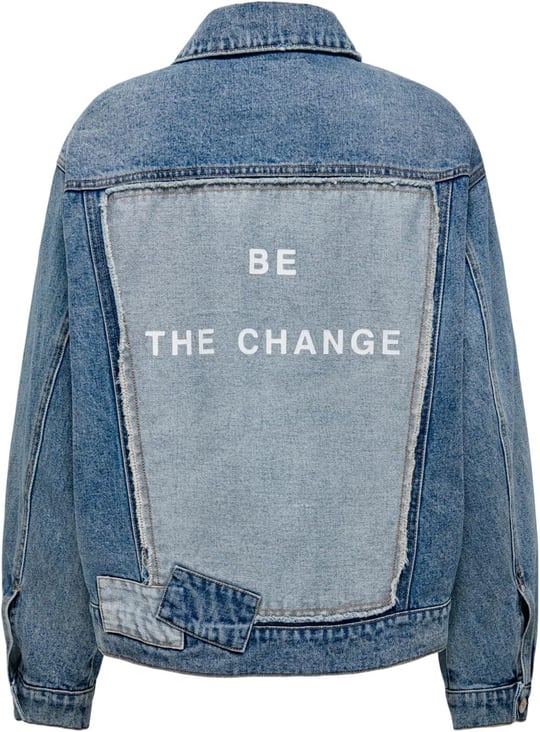 ONLY ONLPENNY LS OVS TIN PATCH DNM JACKET GUA Mont Ceket Kadın