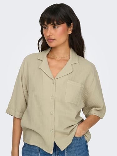 ONLY Onlthyra Ss Shirt Noos Wvn Bluz Kadın