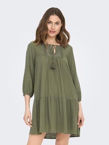 ONLY Onlvinnie Life 3/4 Lace Tunic Wvn Noos tunik Kadın