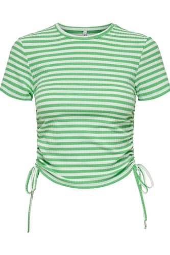ONLY ONLWENDY S/S RUCHING TOP JRS 15284982 YEŞİL