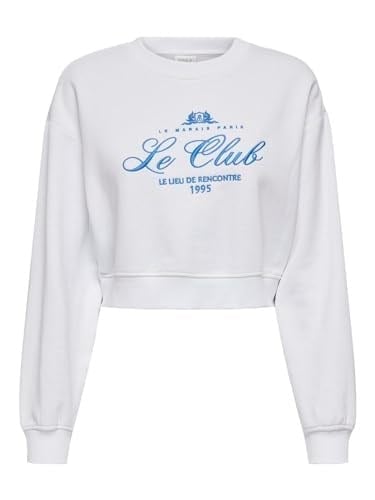 ONLY ONLYRSA L/S O-NECK BOX SWT Sweatshirt Kadın