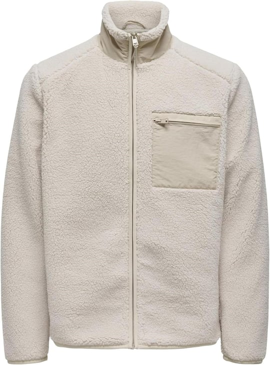 ONLY & SONS Erkek Onsdallas Sherpa Mont OTW Vd Polar Ceket