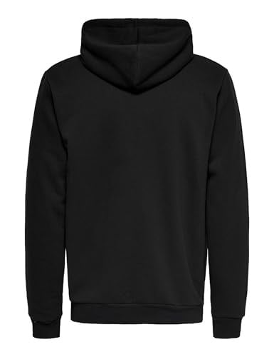 Only & Sons Kapüşon Yaka Siyah Sweatshırt ONSCERES ZIP THR. HOODIE SWEAT NOOS, 165-22018684