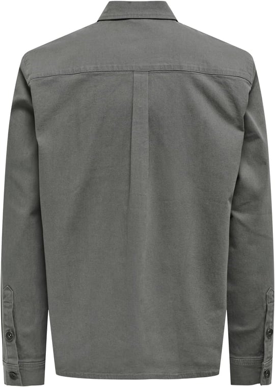 Only & Sons ONSKARI SHIRT 0120 CANWAS LS Gömlek Erkek