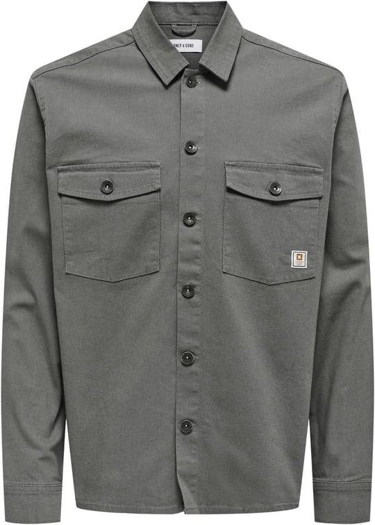Only & Sons ONSKARI SHIRT 0120 CANWAS LS Gömlek Erkek