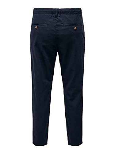 ONLY & SONS Onsleo Crop Linen Mix 0048 Pantolon Pantolon Erkek