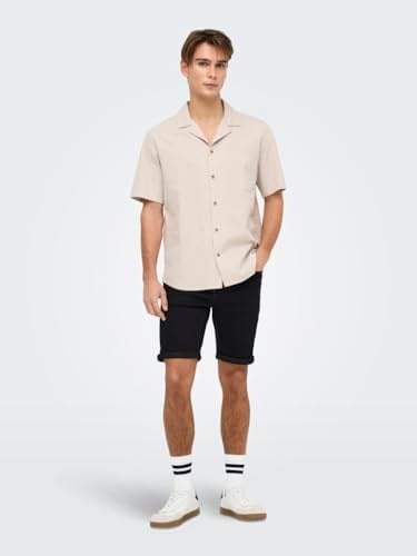 Only & Sons ONSPLY BLKD 9041 PIM DNM SHORTS Şort Erkek