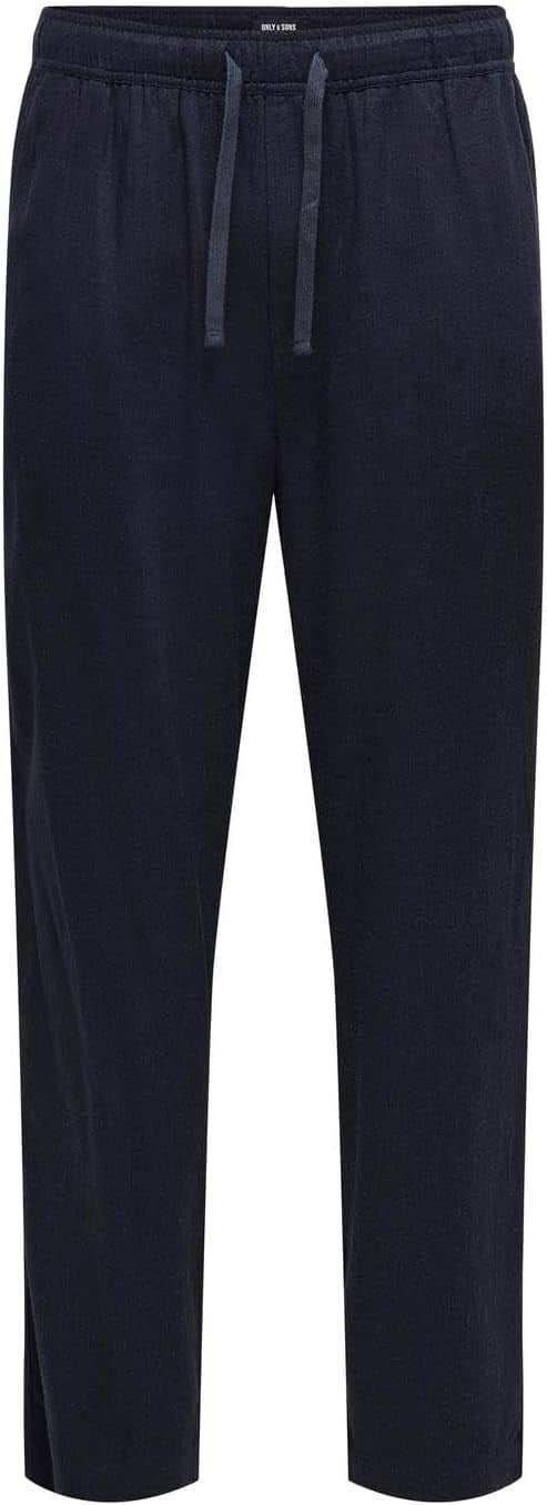 Only & Sons ONSSINUS LOOSE VISC LIN 0075 PNT Pantolon Erkek