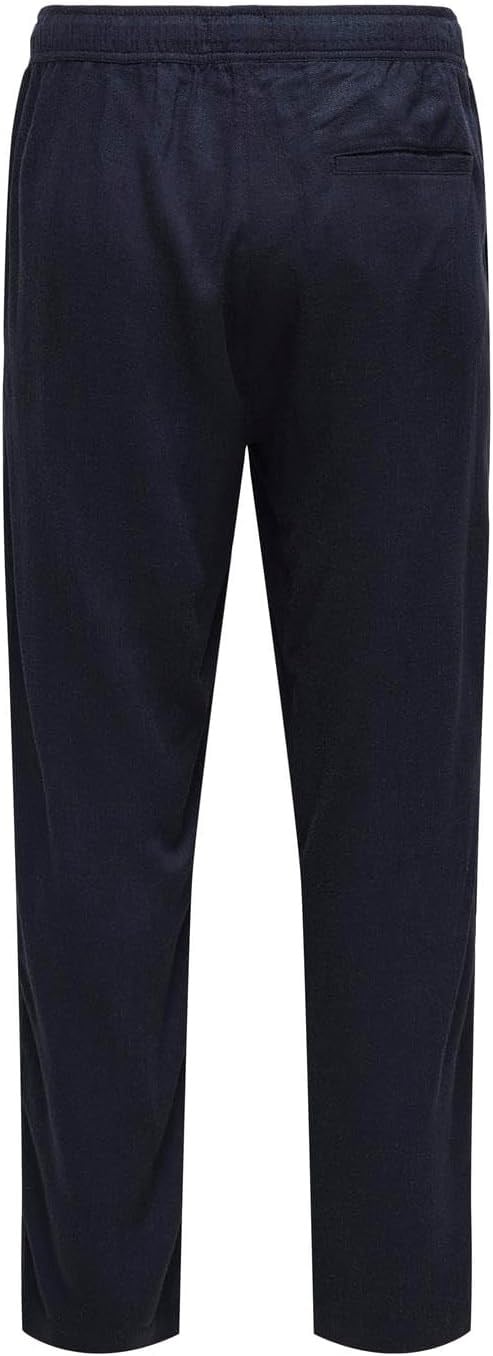 Only & Sons ONSSINUS LOOSE VISC LIN 0075 PNT Pantolon Erkek