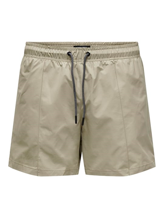 Only & Sons ONSTED LIFE SWIM SHORT SOLID PIPING Tek Parça Mayo Erkek