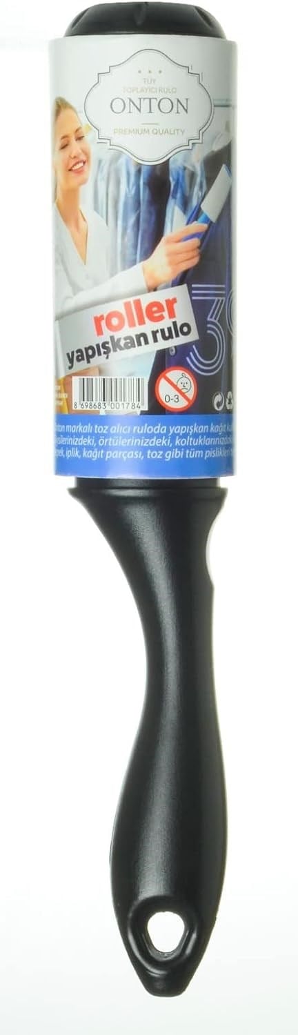 onton MyClean Tüy Toplama Yapışkan Rulo 60 Yaprak, beyaz