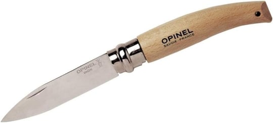 Opinel Inox 8 No Kayın Saplı Paslanmaz Bağ Çakısı