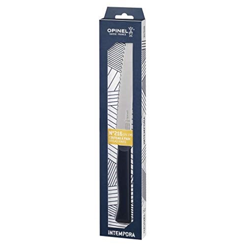Opinel Intempora No216 Paslanmaz Çelik Ekmek Bıçağı, Unisex, Lacivert, Standart