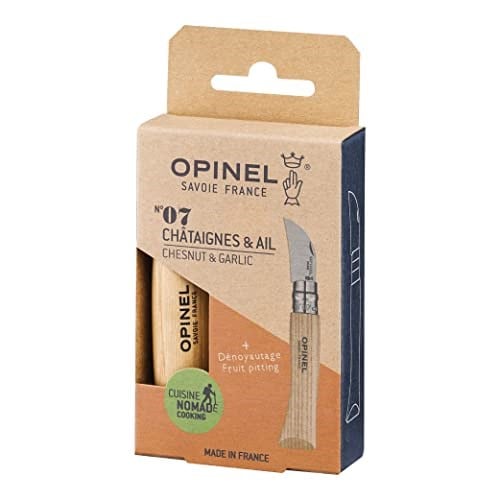 Opinel No 7 Sarımsak, Meyve Ve Kestane Bıçağı, Kahverengi