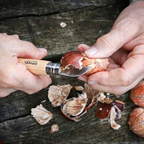 Opinel No 7 Sarımsak, Meyve Ve Kestane Bıçağı, Kahverengi