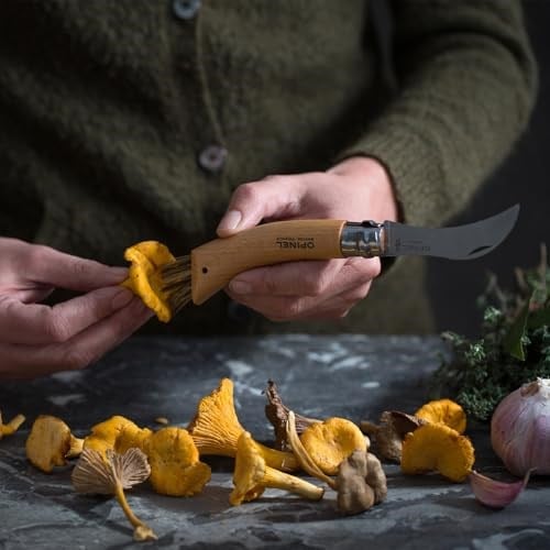 Opinel No 8 Kılıflı Paslanmaz Çelik Mantar Bıçağı