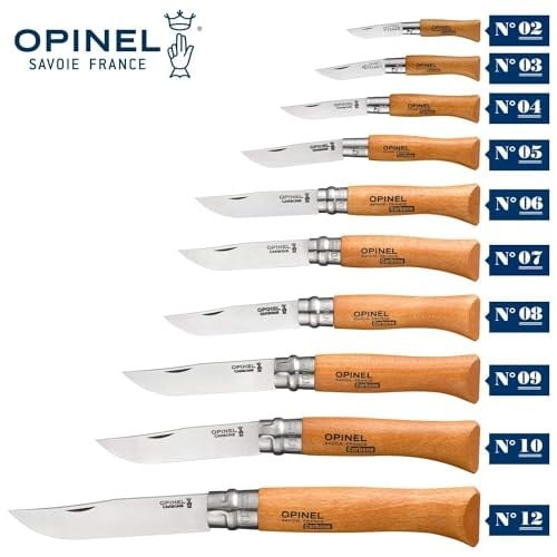 Opinel No:7 Kayın Saplı Karbon Çelik Çakı