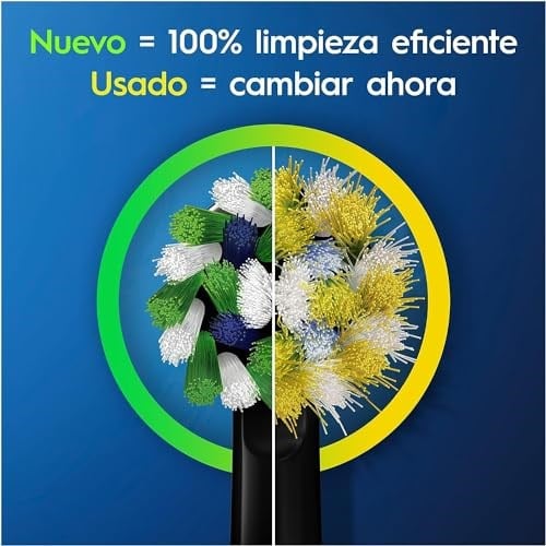 Oral-B Cross Action fırça başlığı, elektrikli diş fırçası, 8 adet paket, posta kutusu atmak için uygun, siyah - Seçenekler: 1 Count (Pack of 1), 8 Stück (1er Pack)