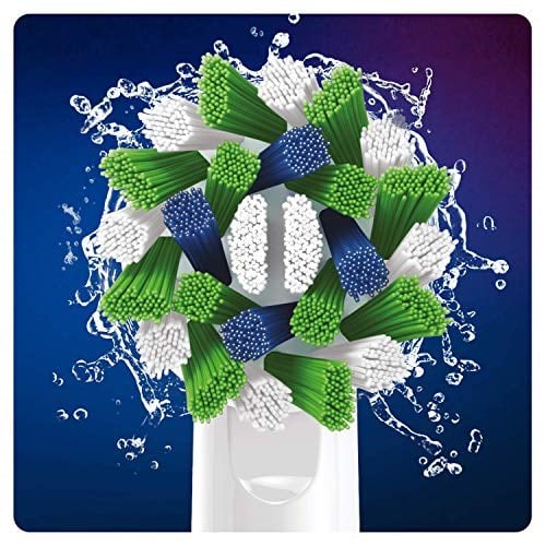Oral-B CrossAction fırça başlığı, CleanMaximiser kıllı, bütünsel ağız temizliği için, 10 adet - Seçenekler: 8 adet, 10 adet