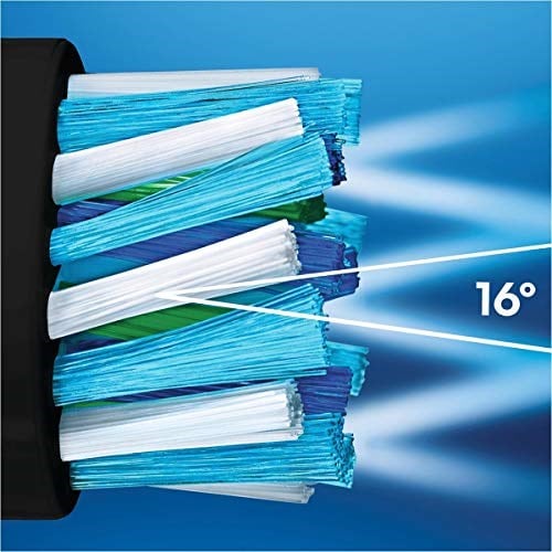 Oral-B CrossAction fırça, siyah, 4 adet - Seçenekler: 1 Count (Pack of 5), 1 Count (Pack of 6), 4 pièces...