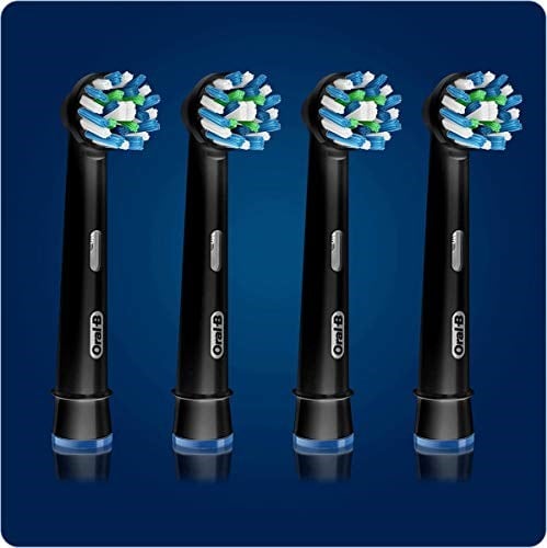 Oral-B CrossAction fırça, siyah, 4 adet - Seçenekler: 1 Count (Pack of 5), 1 Count (Pack of 6), 4 pièces...