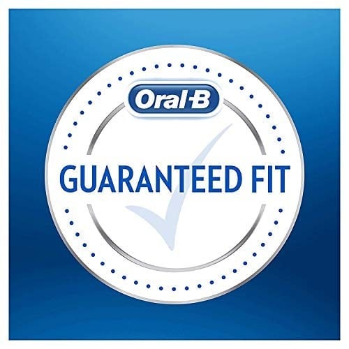 Oral-B CrossAction Siyah Diş Fırçası Kafaları 4 Yedek Yedek Paket Elektrikli Şarj Edilebilir Diş Fırçası, Siyah Edition