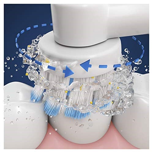 Oral-B Genius X elektrikli diş fırçası/elektrikli diş fırçası, diş bakımı için 6 temizleme modu, yapay zeka ve Bluetooth uygulaması, Braun tarafından tasarlanmıştır, şarjlı seyahat çantası, beyaz