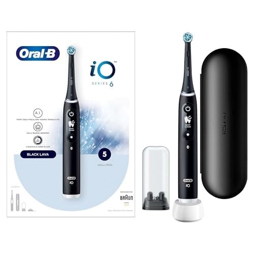 Oral-B iO - 6 Şarjlı Diş Fırçası, Siyah