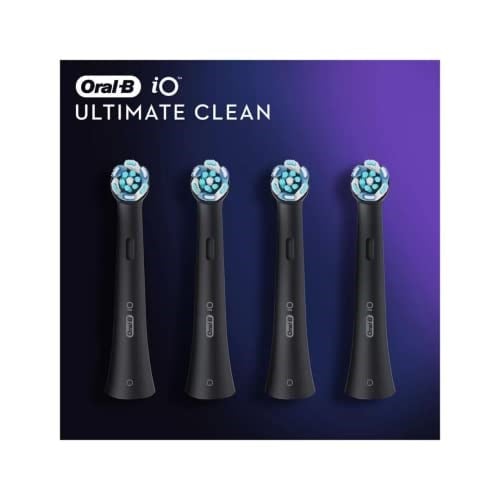 Oral-B iO Ultimate Clean diş fırçası başlıkları, siyah, 0,032 kg