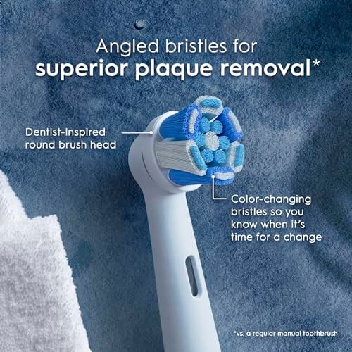 Oral-B iO Ultimate Clean Yedek Fırça Başlıkları, Beyaz, 2 Adet
