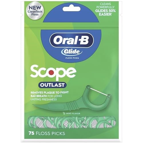 Oral-B Komple Glide Floss Penaları, Scope Outlast, 75 ct
