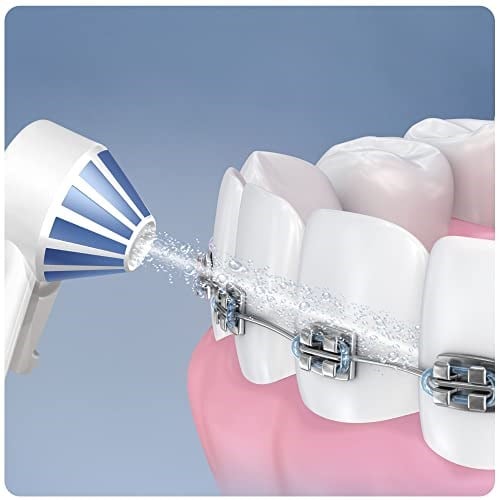 Oral-B OxyJet takma başlığı, yenilikçi mikro hava kabarcığı teknolojisi ile hedefli temizlik için, 4 adet, ED17-4, çok renkli