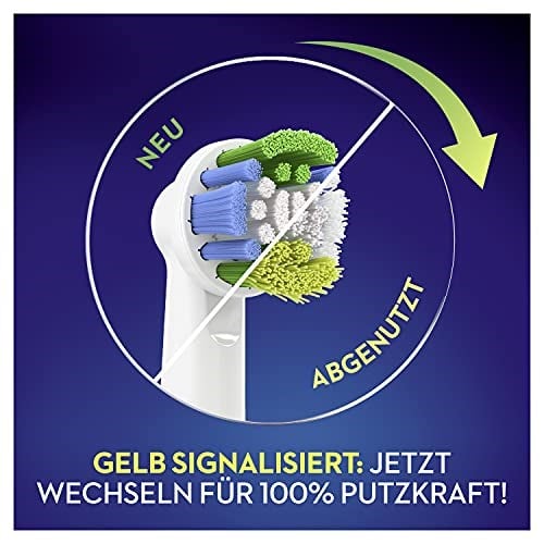 Oral-B Precision Clean elektrikli diş fırçası için fırça başlığı, 8 adet, optimum diş bakımı için CleanMaximiser kıllı, Oral-B diş fırçaları için diş fırçası başlığı
